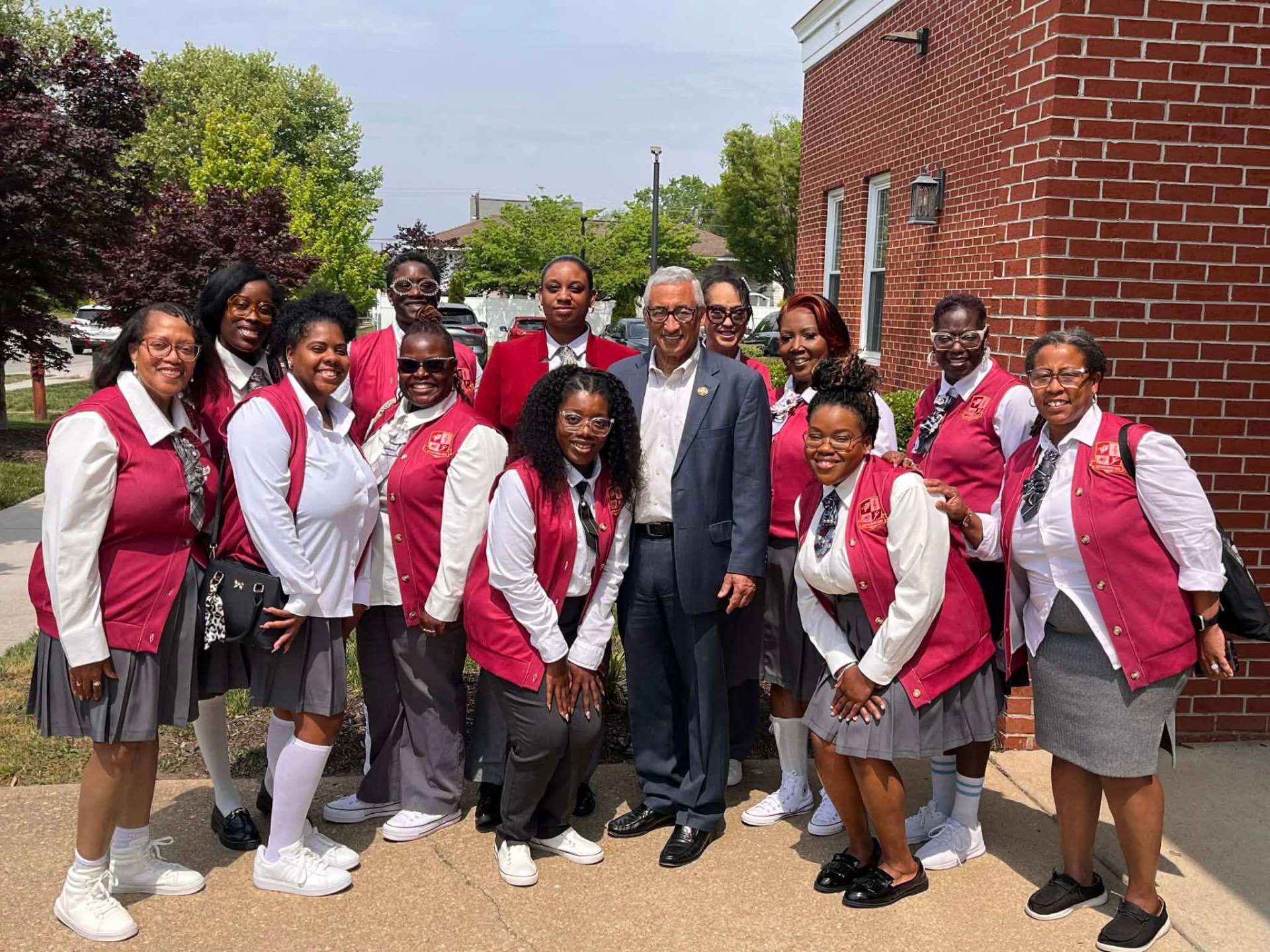 L.O.V.E. choir with Congressman Bobby Scott at Senator Mamie Locke’s gospel brunch